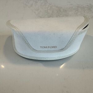 Tom Ford white Sunglasses Case Sunglass Case only